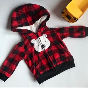 Carters Boys Plaid Jacket